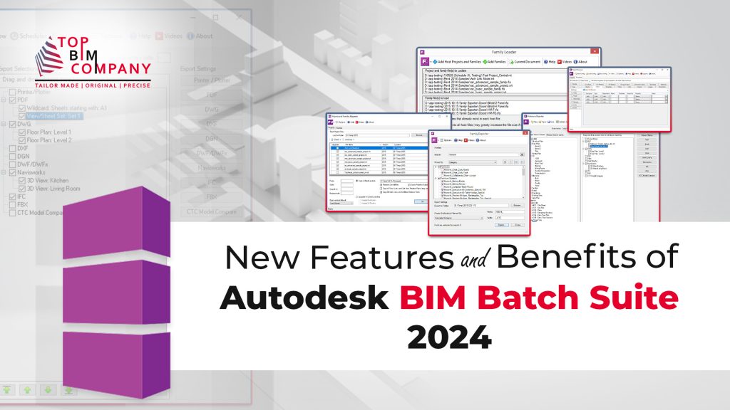 New features of BIM Batch Suite 2024